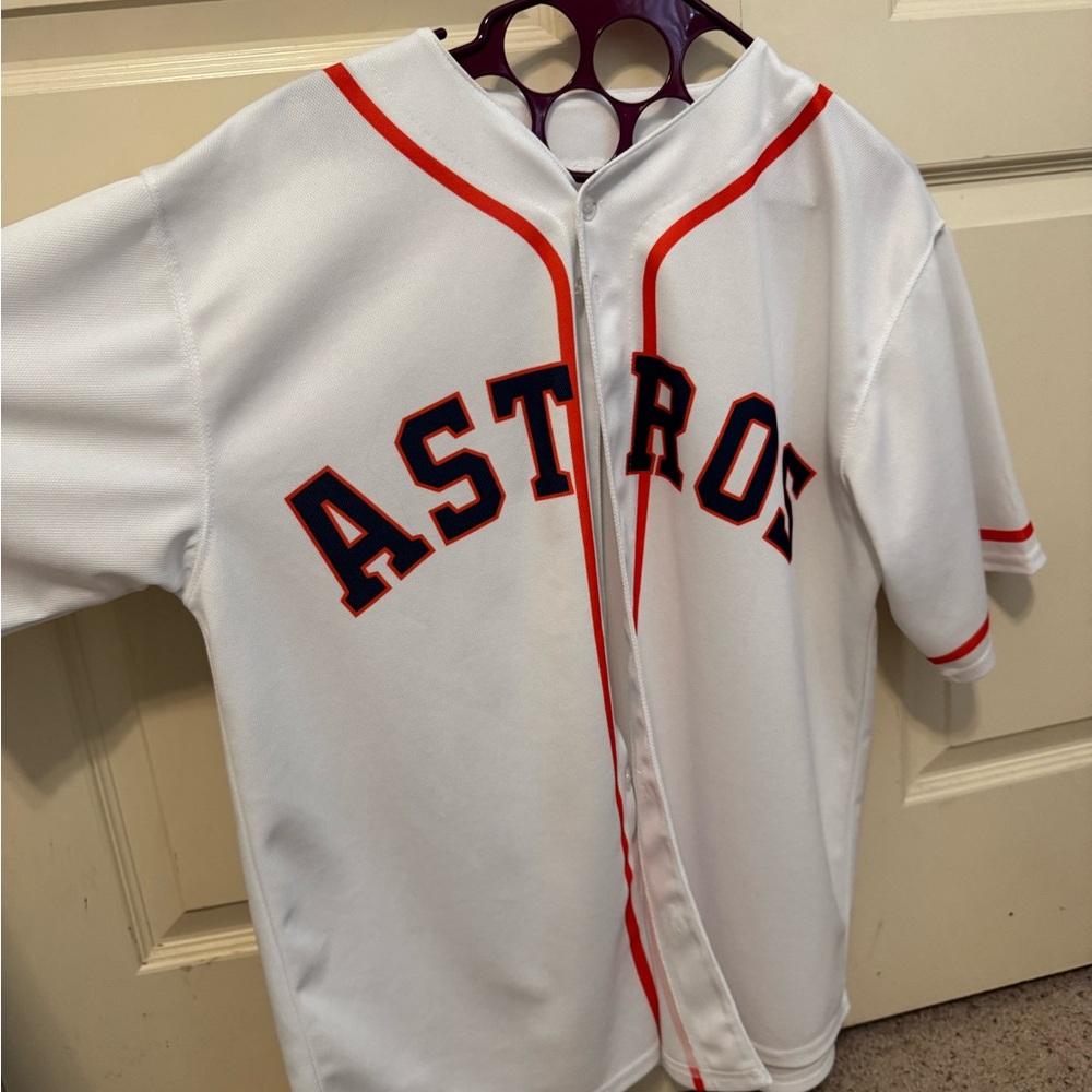 White Astros Baseball Jersey